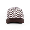 Double H leather brim trucker Brown