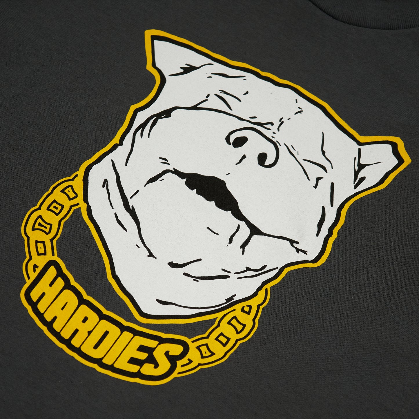 Happy Bulldog Tee - Gray