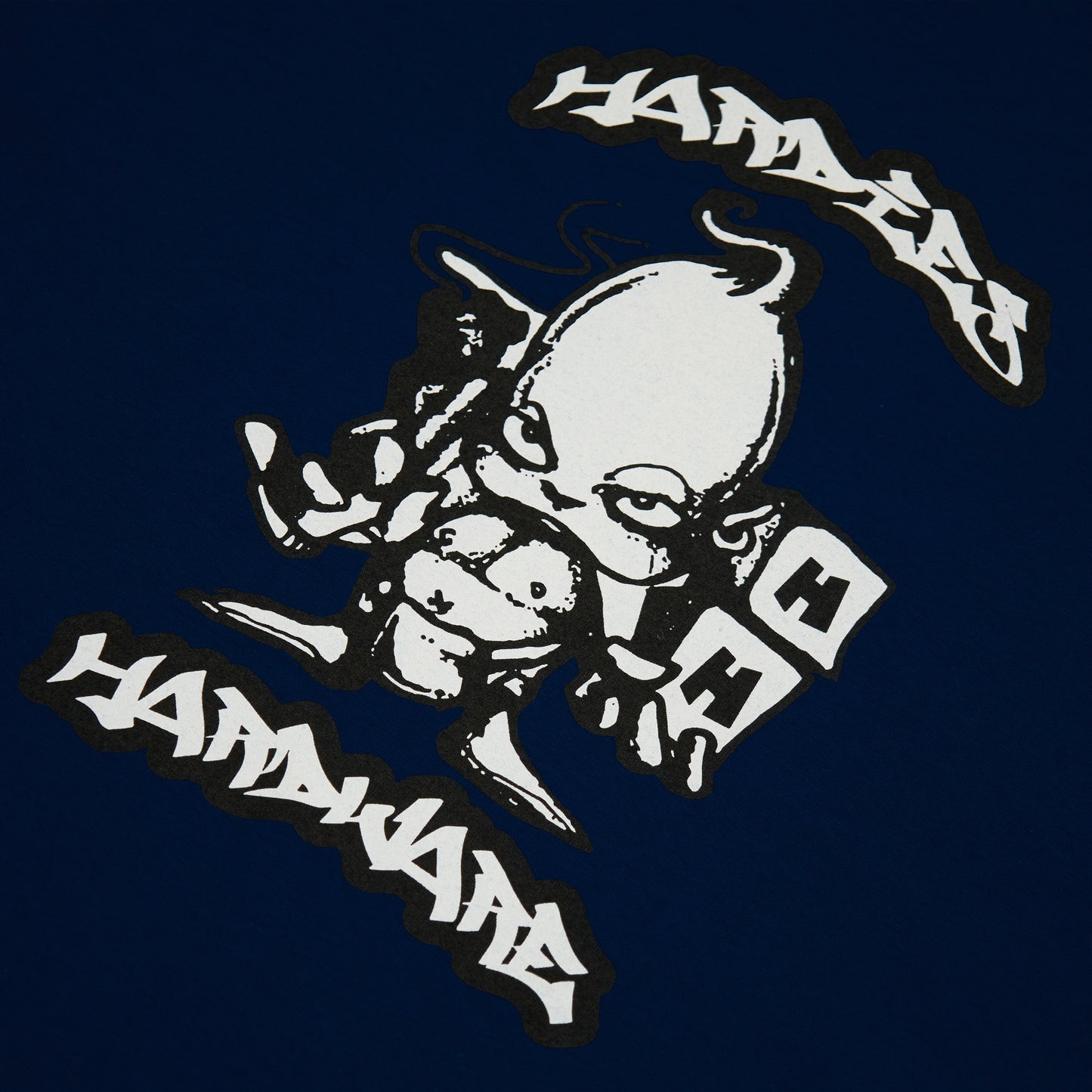 Graff Hands Tee - Navy Blue