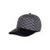 Double H leather brim trucker black