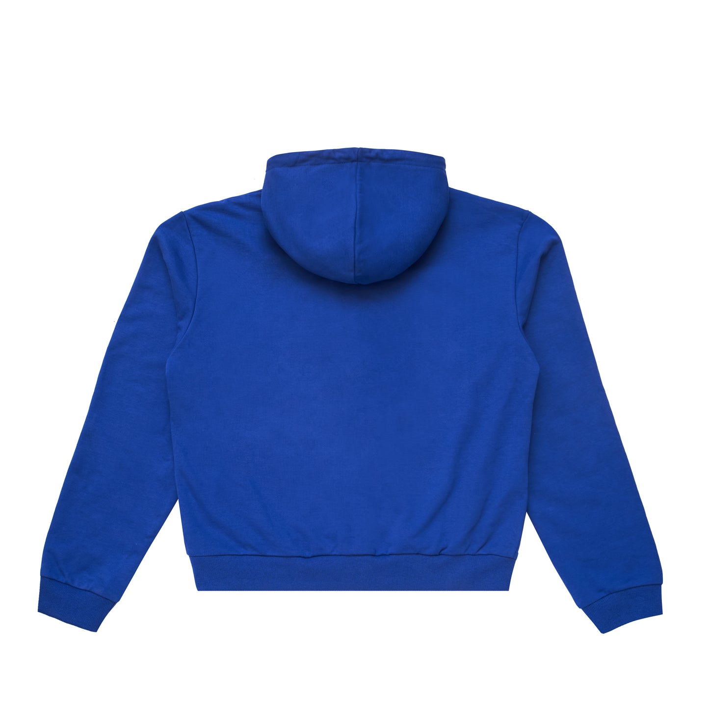 Rhinestone Zip Up Hoodie Blue