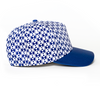 Double H leather brim trucker Blue