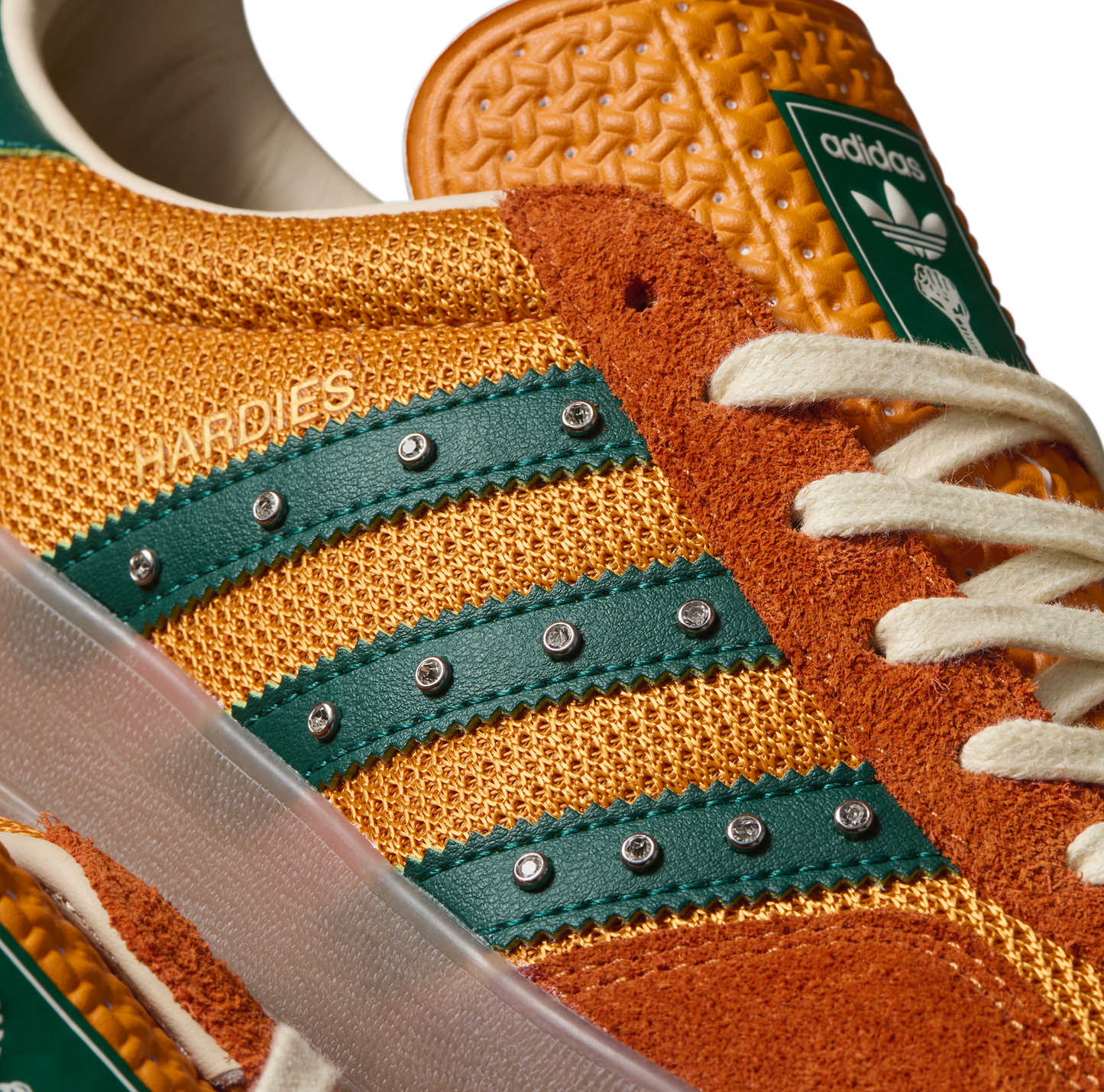 Hardies X Adidas Gazelle Orange/Green