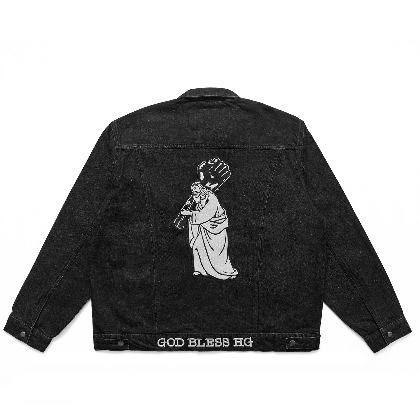 GBHG Denim Jacket - BLACK